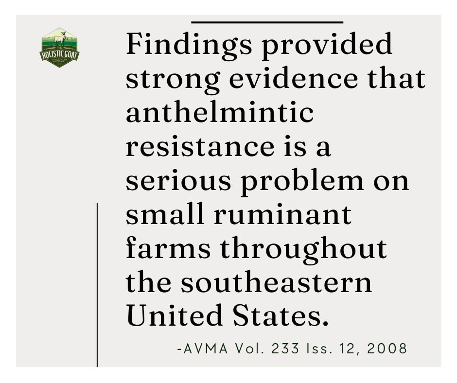 Dewormer Resistance in Goats
